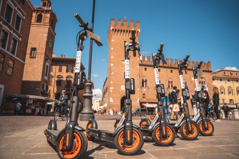 Helbiz Launches E-Scooters and E-Bicycles in Ferrara, Italy (Photo: Business Wire)