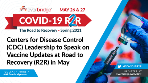 Everbridge COVID-19: Road to Recovery (R2R) Symposium, May 26-27, 2021 (Graphic: Business Wire)