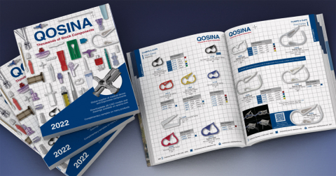 The 2022 Qosina product catalog is hot off the press and available in both print and digital formats. The NEW catalog contains more than 5,000 in-stock components depicted in full-scale photos on a one-centimeter grid to help you visualize your next-generation medical device. We’ve also added 1,000+ components to support the expansion of our portfolio into bioprocess single-use systems. (Photo: Business Wire)