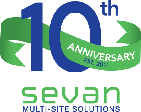 Sevan Multi-Site Solutions celebrates its 10th Anniversary. (Graphic: Business Wire)