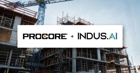 Procore Acquires Construction Artificial Intelligence Company, INDUS.AI. This acquisition adds computer vision capabilities to the Procore platform, helping owners, general contractors, and specialty contractors realize greater efficiencies, safety, and profitability. (Photo: Business Wire)