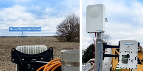 Unprecedented range and sustained speeds - Recent 5G mmWave field tests on the UScellular network demonstrated sustained average downlink speeds of ~1 Gbps and peak speeds over 2 Gbps at a distance of 7 km — the farthest 5G mmWave Fixed Wireless Access (FWA) connection in the U.S. This milestone was achieved using Ericsson infrastructure and an Inseego Wavemaker fixed wireless outdoor gateway, powered by the Qualcomm 5G Fixed Wireless Access Platform gen 1. (Photo: Business Wire)