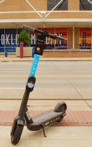 Helbiz Launches E-Scooters in Oklahoma City (Photo: Business Wire)