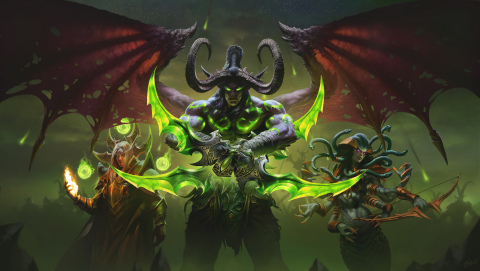 Illidan, Kael'thas Sunstrider, and Lady Vashj await in World of Warcraft: Burning Crusade Classic, launching June 1, 2021 (Graphic: Business Wire)