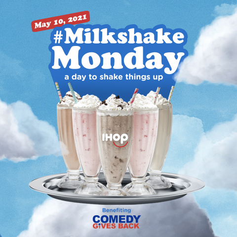 IHOP® celebrates "Milkshake Monday" nationwide with $50,000 charitable donation on Monday, May 10, 2021 (Graphic: Business Wire)