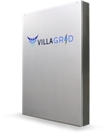 VillaGrid Home Battery - Delivered with a 20-year warranty, the VillaGrid is designed to be the safest, longest-lasting, most powerful and efficient battery on the market, with the highest lifetime usable energy and the lowest lifetime cost of ownership.  Visit Villara.com/VillaGrid (Photo: Business Wire)