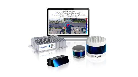 Velodyne Lidar launched its Intelligent Infrastructure Solution designed to solve some of the most challenging and pervasive infrastructure problems. This new solution combines Velodyne’s award-winning lidar sensors and Bluecity’s powerful artificial intelligence (AI) software to monitor traffic networks and public spaces. (Photo: Business Wire)