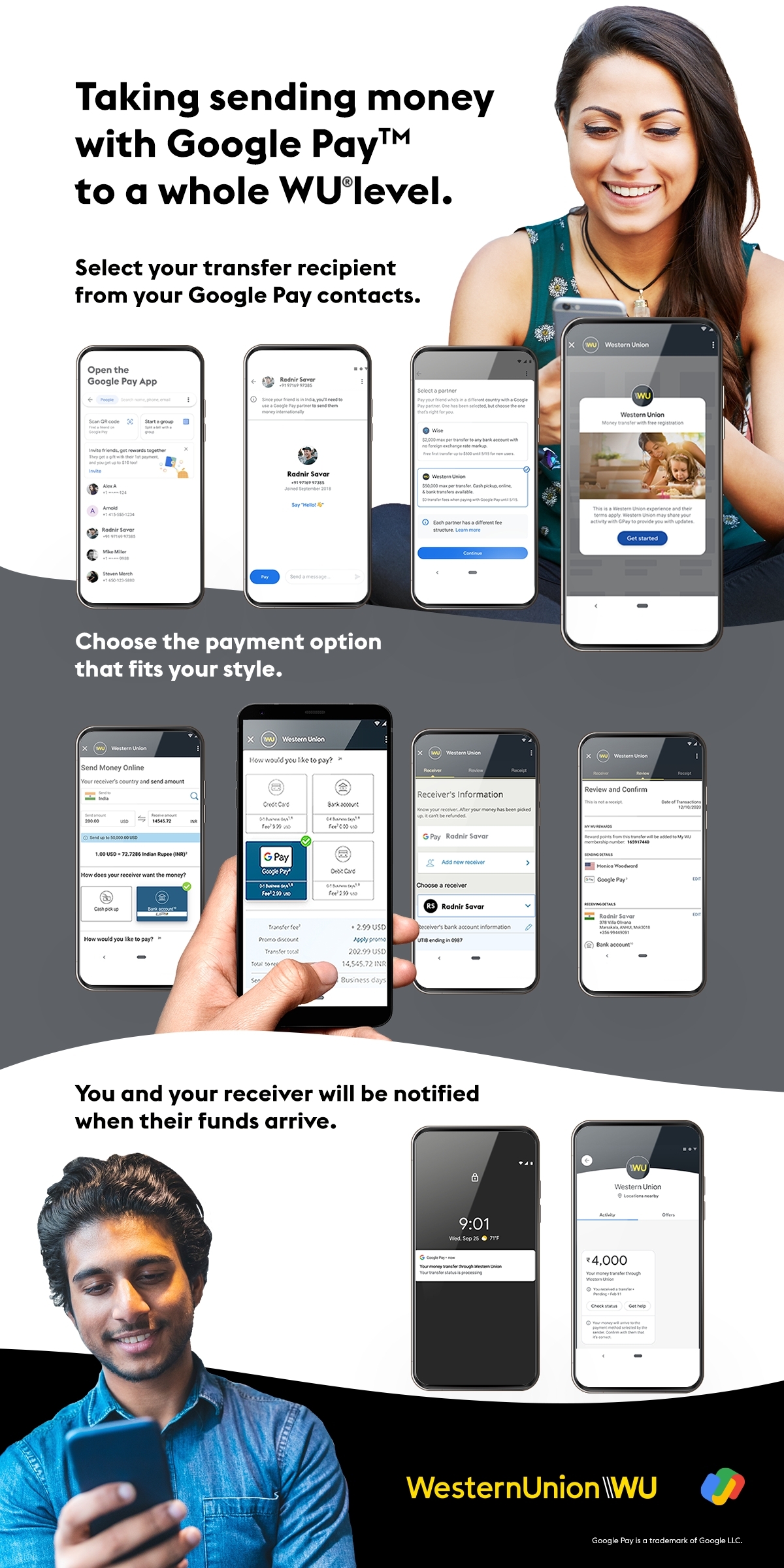 samenvatting western union lanceert grensoverschrijdende betalingen op google pay business wire