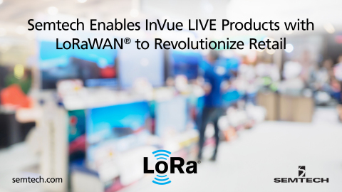 InVue LIVE  retail products leveraging the LoRaWAN® protocol improve retail profitability and security (Photo: Business Wire)