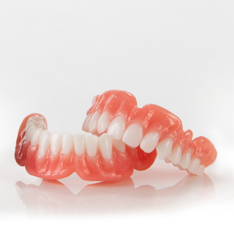 Desktop Health has received FDA 510(k) clearance of Flexcera Base, a proprietary resin for use in 3D fabrication of high-quality dental prosthetics. The introduction of Flexcera Base and Flexcera Smile marks the inception of a remarkable new era in dentistry, combining advanced science with 3D printing technology to deliver superior strength, aesthetics, and function for patients. (Photo: Business Wire)