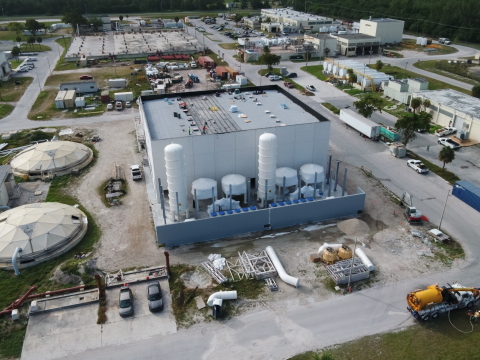 Two AirSep VPSA Oxygen Plants are part of a major upgrade to sewage treatment plants in Miami-Dade County. © Copyright 2021 PCL Construction