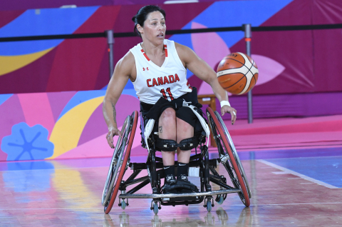 Tara Llanes. Espoir de Tokyo 2020 et membre de l'équipe nationale féminine de basket-ball en fauteuil roulant du Canada (Photo : Comité paralympique canadien)