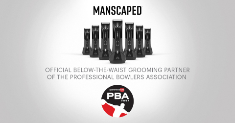 MANSCAPED slicks down the lanes at the PBA’s upcoming series of highly anticipated tournaments. (Graphic: Business Wire)