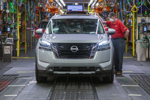 Production of the all-new 2022 Nissan Pathfinder is officially underway at the award-winning Nissan Smyrna Vehicle Assembly Plant in Tennessee. (Photo: Business Wire)