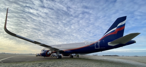 Aeroflot took delivery of the first of four A320neo aircraft on lease from CDB Aviation on May 14, 2021 at Airbus' delivery center in Toulouse, France. (Photo: Business Wire)