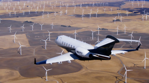 Flexjet LLC, a global leader in fractional private jet travel, today announced that it has achieved carbon-neutral flight operations through its partnership with 4AIR, the first and only rating system focused on comprehensive sustainability in private aviation. (Photo: Business Wire)