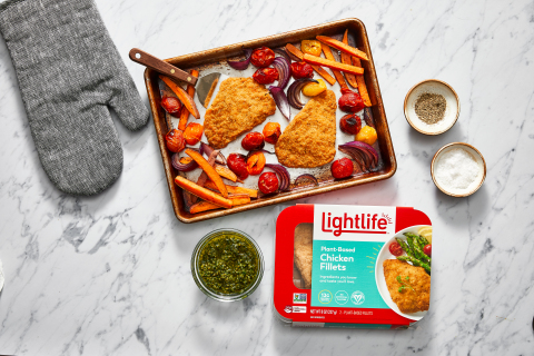 Lightlife Plant-Based Chicken Fillets are the first breaded plant-based chicken product designed to be sold in the fresh meat section of retailers.