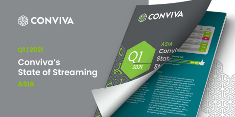 Q1 2021 Conviva's State of Streaming: Asia (Photo: Business Wire)