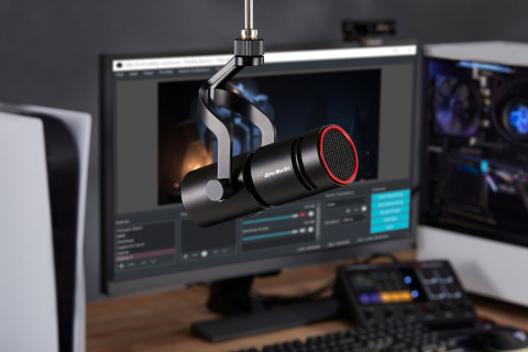 AVerMedia Live Streamer MIC 330, a dynamic XLR Microphone for broadcast, live streaming, podcast and more. (Photo: Business Wire)