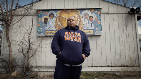 thumbnail K.B. Brown, owner of Wolfpack Promotionals LLC on West Broadway in Minneapolis. (Photo: Business Wire)