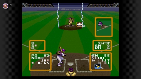 Get ready for a high intensity, superhuman game of baseball when Super Baseball Simulator 1.000 arrives on May 26 to the Super Nintendo Entertainment System – Nintendo Switch Online library. (Graphic: Business Wire)