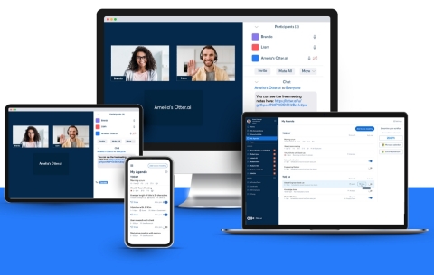 Your Otter.ai Assistant automatically joins your Zoom meetings to take notes and share them with meeting participants to increase meeting productivity, work-life balance, and enable participants to focus on the conversation rather than taking notes. (Graphic: Business Wire)