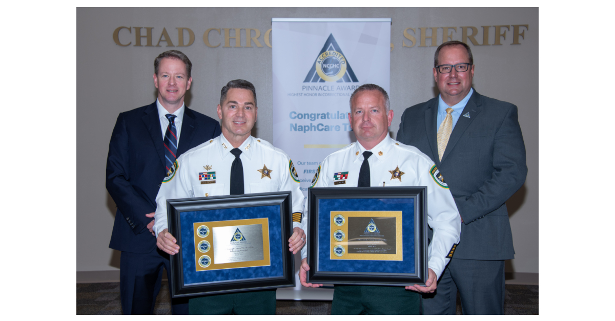 NaphCare Partner Hillsborough County Sheriff's Office Awarded First in the  Nation NCCHC Pinnacle Award | Business Wire