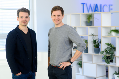 original TWAICE Co-CEOs Stephan Rohr and Michael Baumann. (Photo: Business Wire)