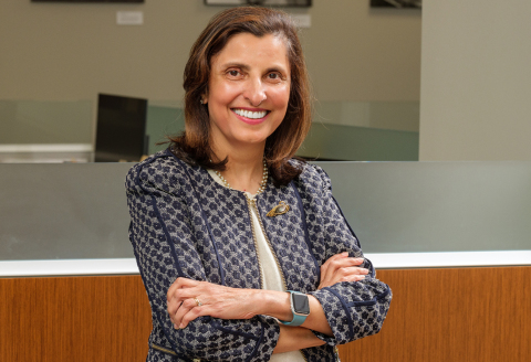 Lopa Mishra, MD, is the new co-director of the Institute of Bioelectronic Medicine at the Feinstein Institutes. (Credit: The Feinstein Institutes for Medical Research)
