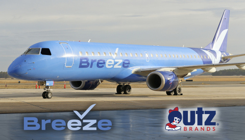Utz Potato Chips Takes to the Skies with Breeze Airways! Source: Utz Brands, Inc.