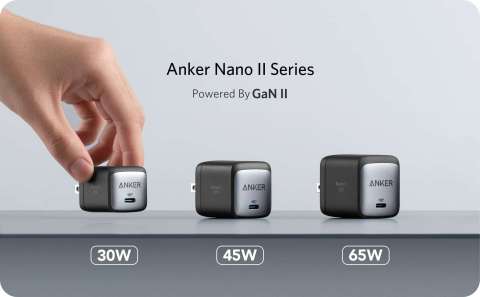 Anker selects zero voltage switching InnoSwitch4-CZ ICs with PowiGaN technology for new ultra-compact 30, 45 & 65 W USB-C Nano II charger series (Photo: Business Wire)