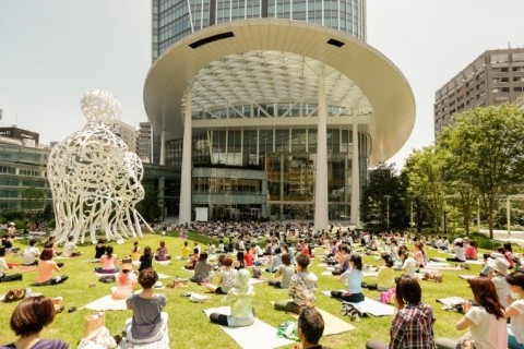 Oval Plaza at Toranomon Hills Mori Tower (Photo: Business Wire)