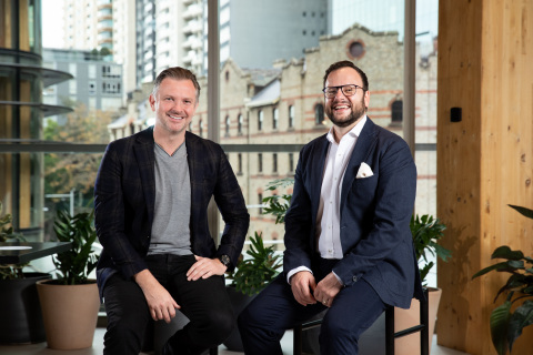 Matthew Coates, Accenture Australia & New Zealand Cloud First Lead & Con Zeritis, CEO of Industrie&Co. (Photo: Business Wire)