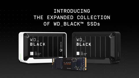 New WD_BLACK SSD storage drives deliver the speed and capacity gamers need for quick access to their favorite games. (Photo: Business Wire)