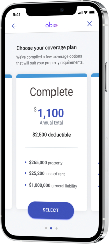 Obie unveiled its new insurance offering targeting landlords and investment property owners. Its innovative technology and approach means Obie’s policyholders can save up to 25-30% off their existing insurance premiums. (Photo: Business Wire)