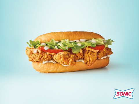 original SONIC Drive-In's new Popcorn Chicken Po' Boy (Photo: Business Wire)