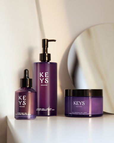 Keys Soulcare launches new Body Care offerings: Renewing Body + Hand Wash, Rich Nourishing Body Cream and Sacred Body Oil. Photo Courtesy: Keys Soulcare