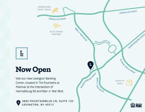 original New Lexington Banking Center, located at The Fountains of Palomar (Photo: Business Wire)