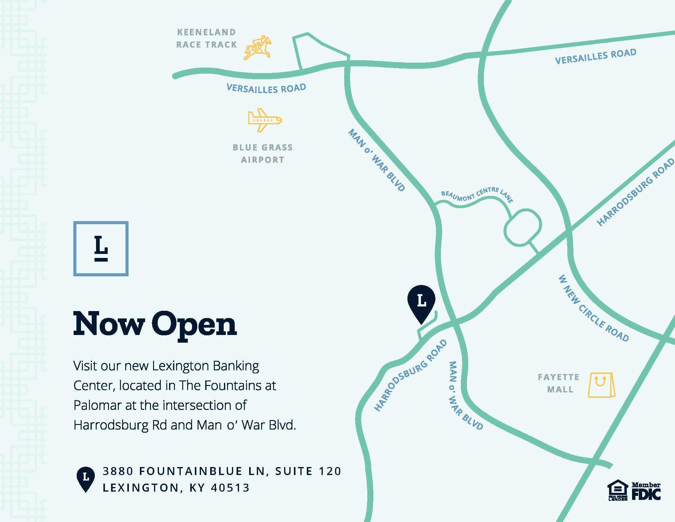 Limestone Bank Announces Opening of New Branch in Lexington Business Wire