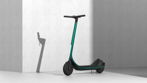 original Commute without compromise! Scotsman is breaking the mold with the world's first 3D printed carbon fiber composite scooter. (Photo: Business Wire)