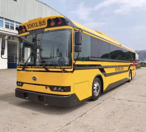 BYD (“Build Your Dreams”), the world leader in electric vehicles, is introducing a battery-electric Type D school bus with unparalleled safety features and performance. (Photo: Business Wire)