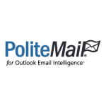 PoliteMail Logo Blue Black