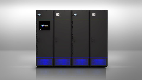 Blue Planet Energy’s reliable, safe Blue Ion LX battery solution combined with a new solar array now available for zero-money-down financing at California commercial facilities. (Photo: Business Wire)