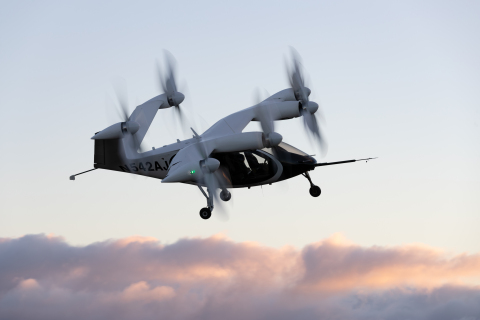 Joby Aviation Aircraft in Flight (Photo: Business Wire)