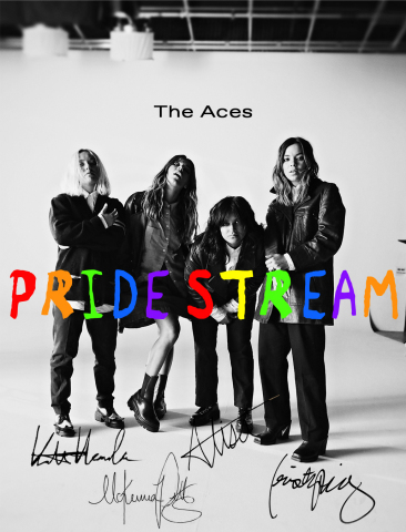 eMusic Live and The Aces collaborate to bring NFTs to their PRIDESTREAM (Photo: Business Wire)