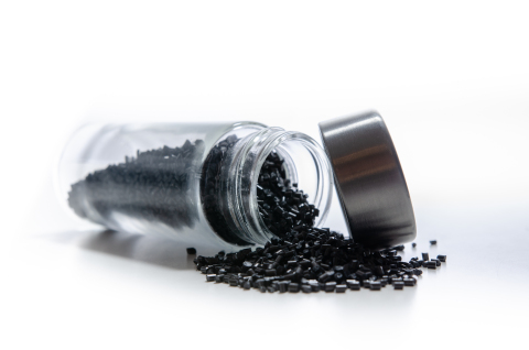 thumbnail A sample of EPS recycled material in the PolyStyreneLoop recycling plant in Terneuzen, the Netherlands. The recycled material can go back into new building insulation, helping Europe's buildings to reduce their carbon footprint. (Photo: Business Wire)