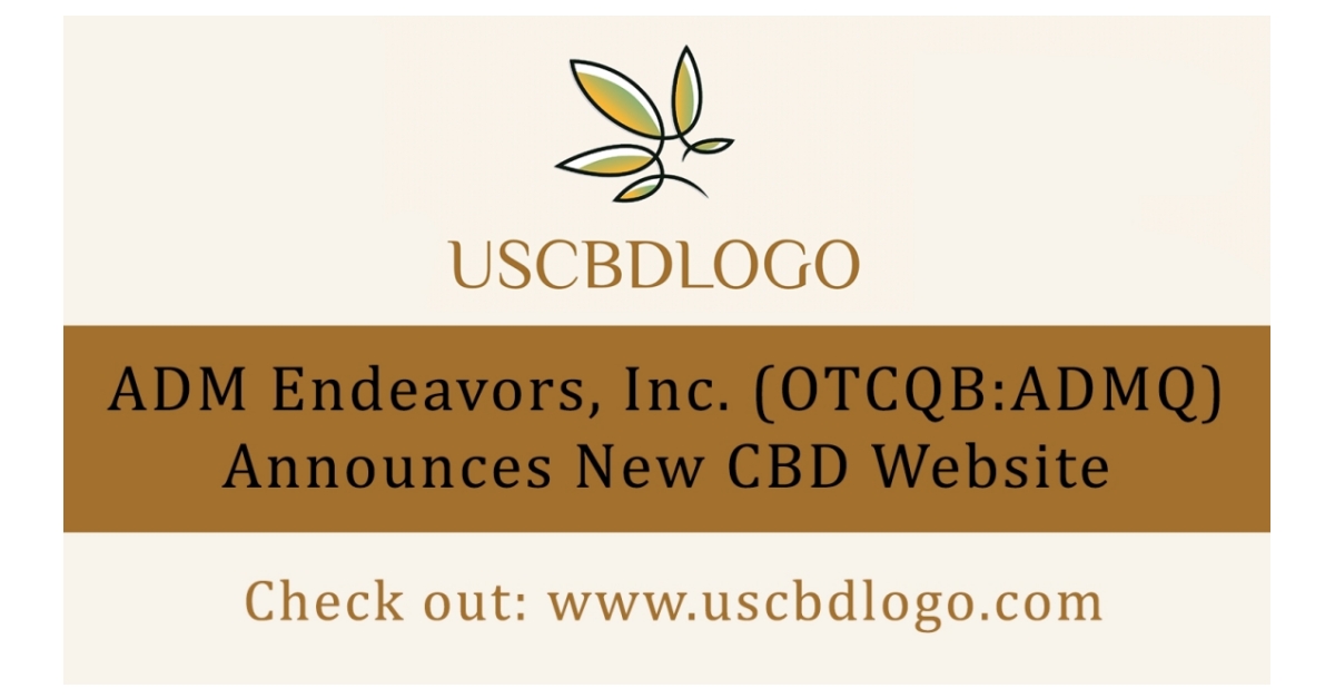 ADM Endeavors, Inc. (OTCQB ADMQ) Announces New CBD site is Now Live