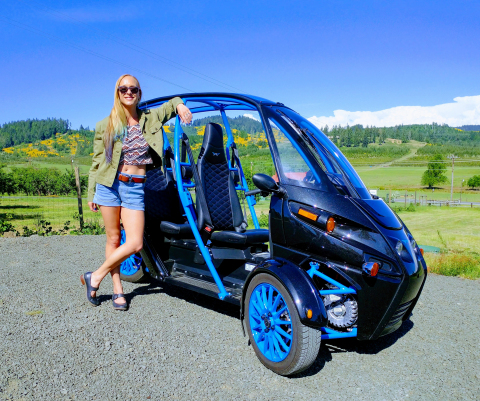 See the Pacific Northwest like never before: from the cockpit of an FUV, now available for rent at Arcimoto Eugene. (Photo: Arcimoto, Inc.)