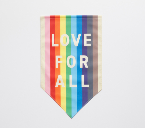 Pottery Barn Love For All Flag to Benefit The Trevor Project (Photo: Business Wire)