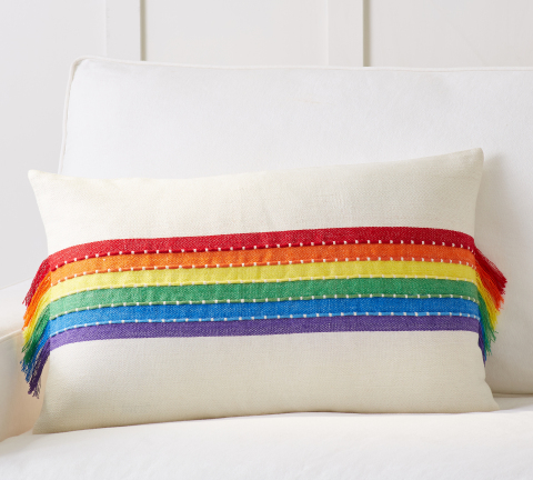 Pride Pillow to Benefit The Trevor Project Sold at Pottery Barn and Pottery Barn Teen (Photo: Business Wire)